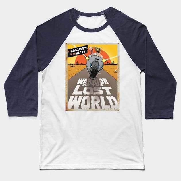 Mystery Science Rusty Barn Sign - Warrior of the Lost World Baseball T-Shirt by Starbase79